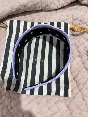 Lele Sadoughi Lavender Braided Headband